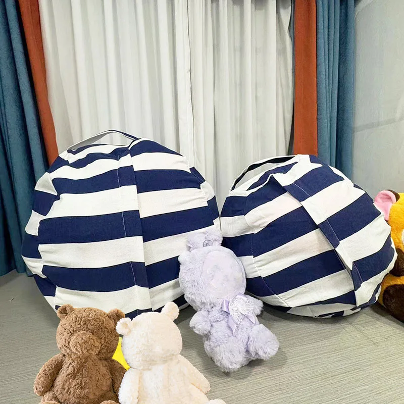 Floor Cushion Pouf - Nieuwe Zitzak Opslag Knuffeldier Stoel Kinderen
