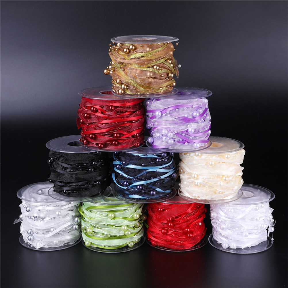 Home Textiles Premium - 1 Rol Premium Polyester Parelband voor