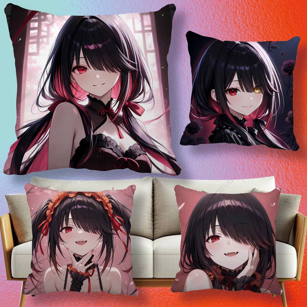 Home Textiles Definition - Date A Live Tokisaki Kurumi Kussensloop