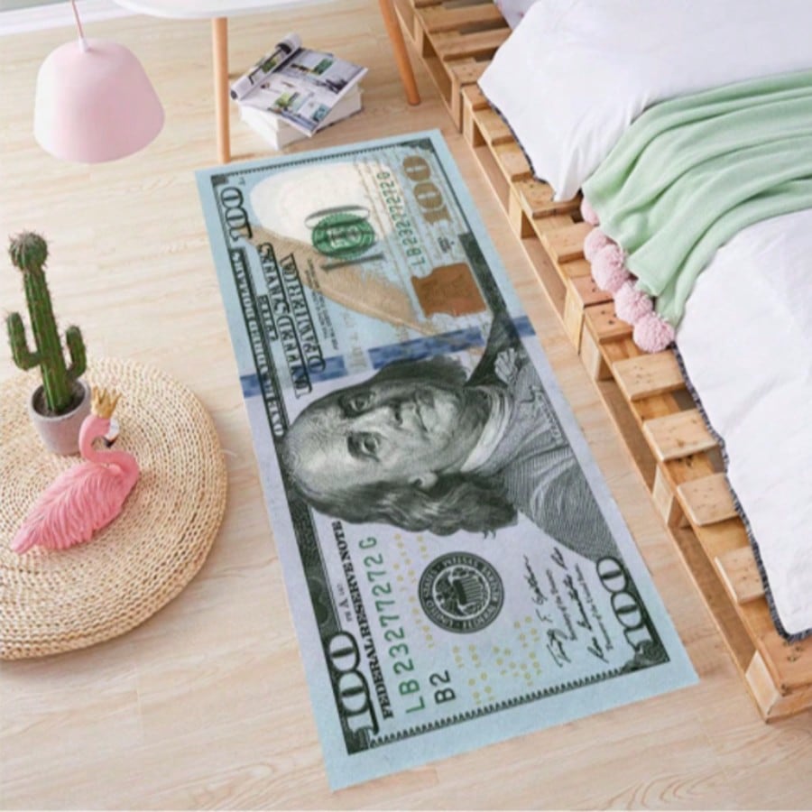 Home Textiles Rug - Geldtapijten 100 Dollar Bill Runner Cool