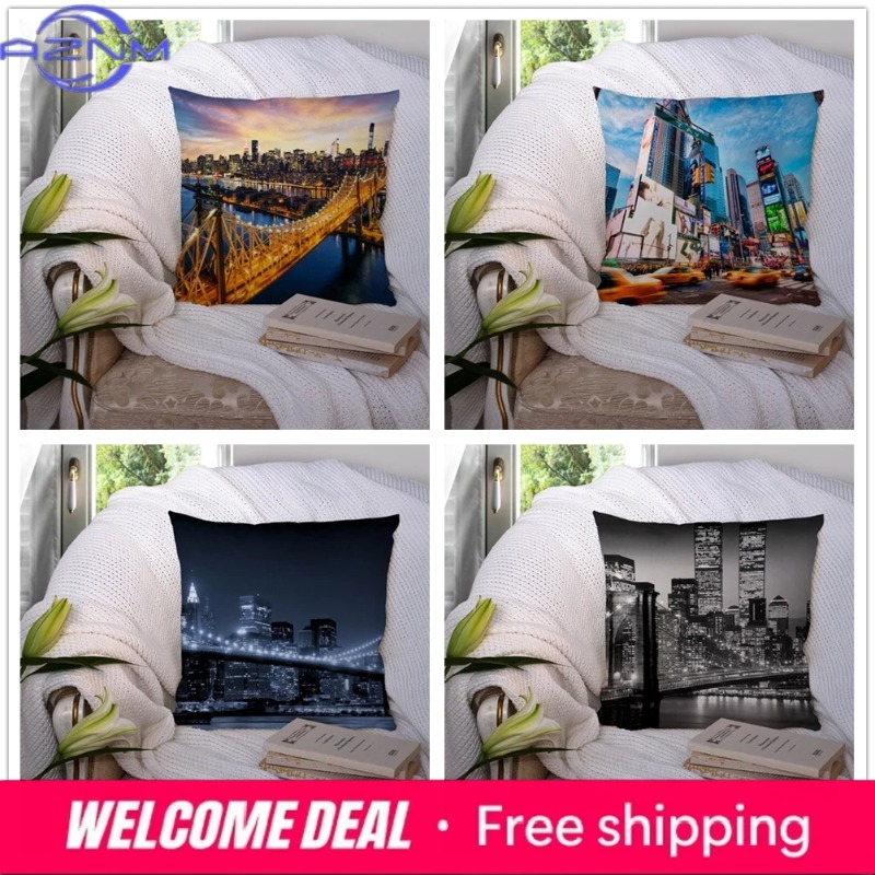 Home Textiles New York - Woondecoratie New York Night Kussenslopen Kussen