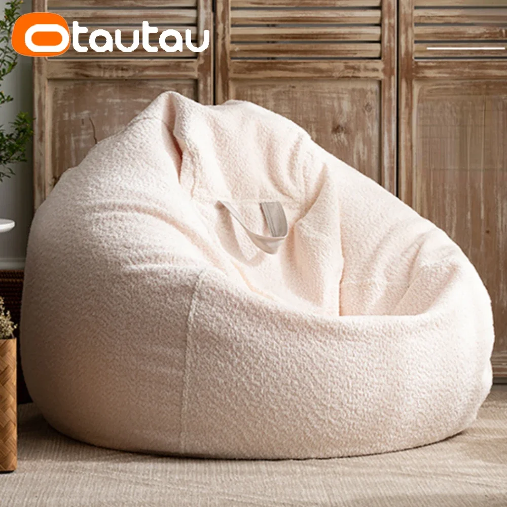 Floor Cushion Pouf - Otautau Dikke Zachte Chenille Vevet Zitzak