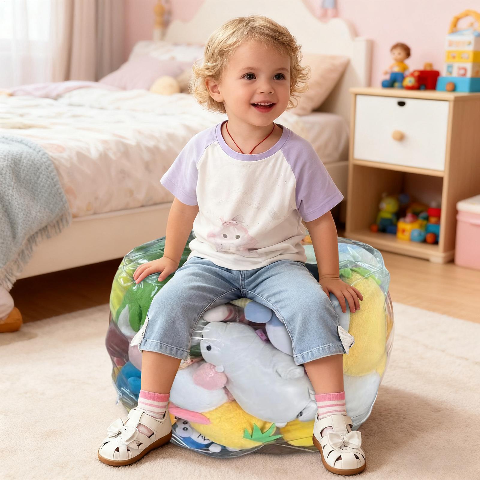 Floor Cushion Pouf - Waterdichte stoel Doorzichtige stoel Doorzichtige stoel