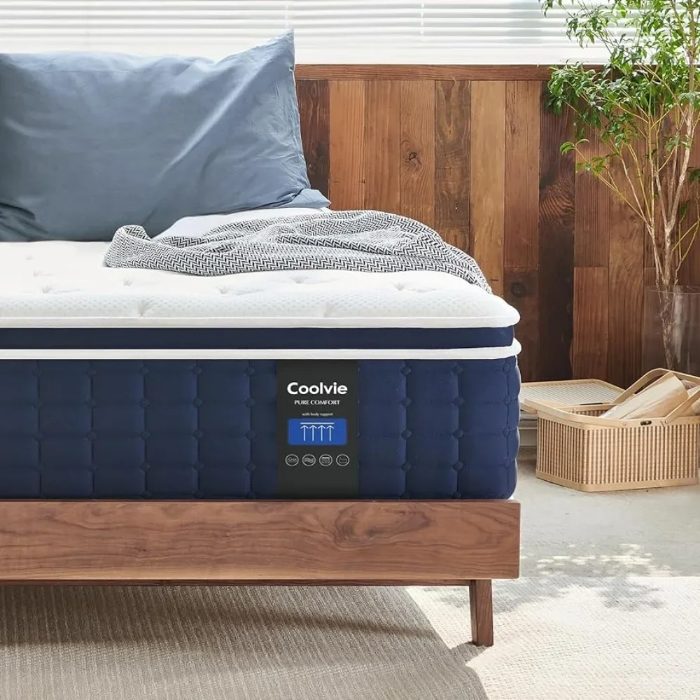 Memory Foam Topper - Bedmatrassen Hybride constructie Individuele zakveren met
