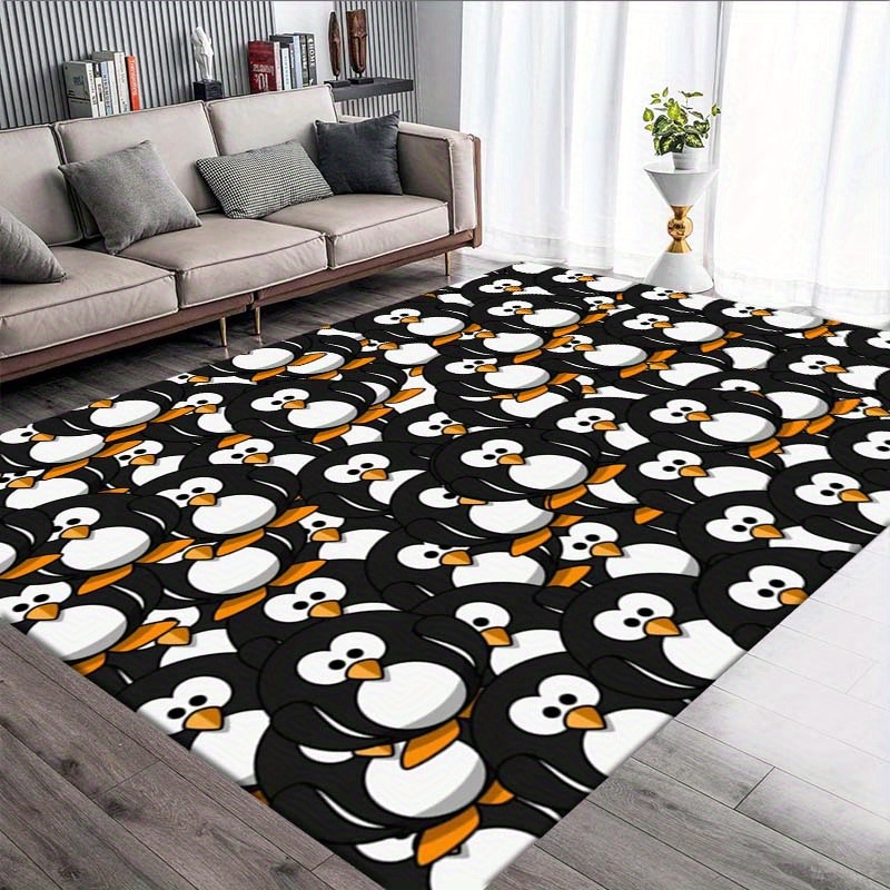 Home Textiles Rug - Cartoon schattig pinguïntapijt - antislip wasbaar
