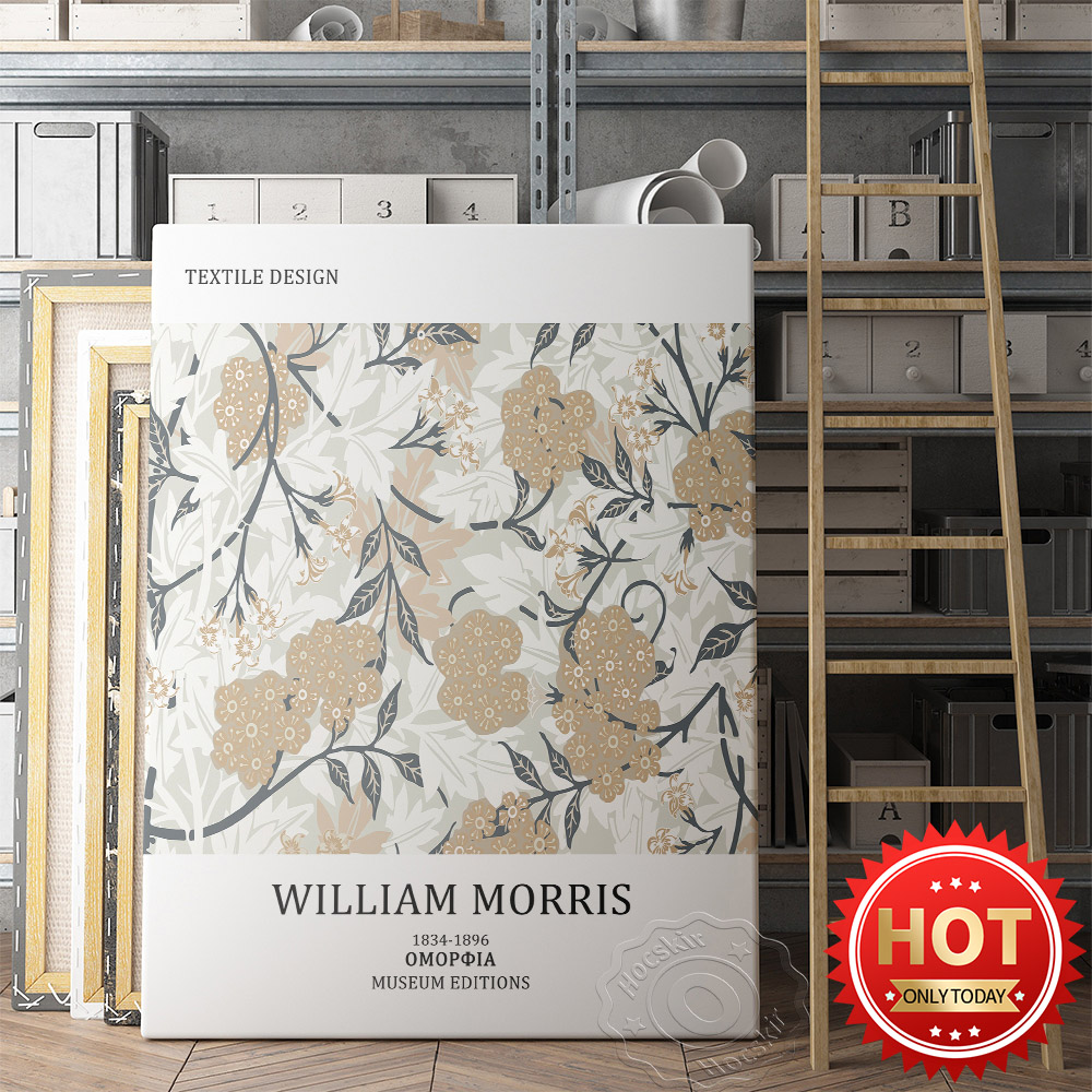 Home Textiles Exhibition - William Morris Tentoonstelling Museum Poster, Textiel