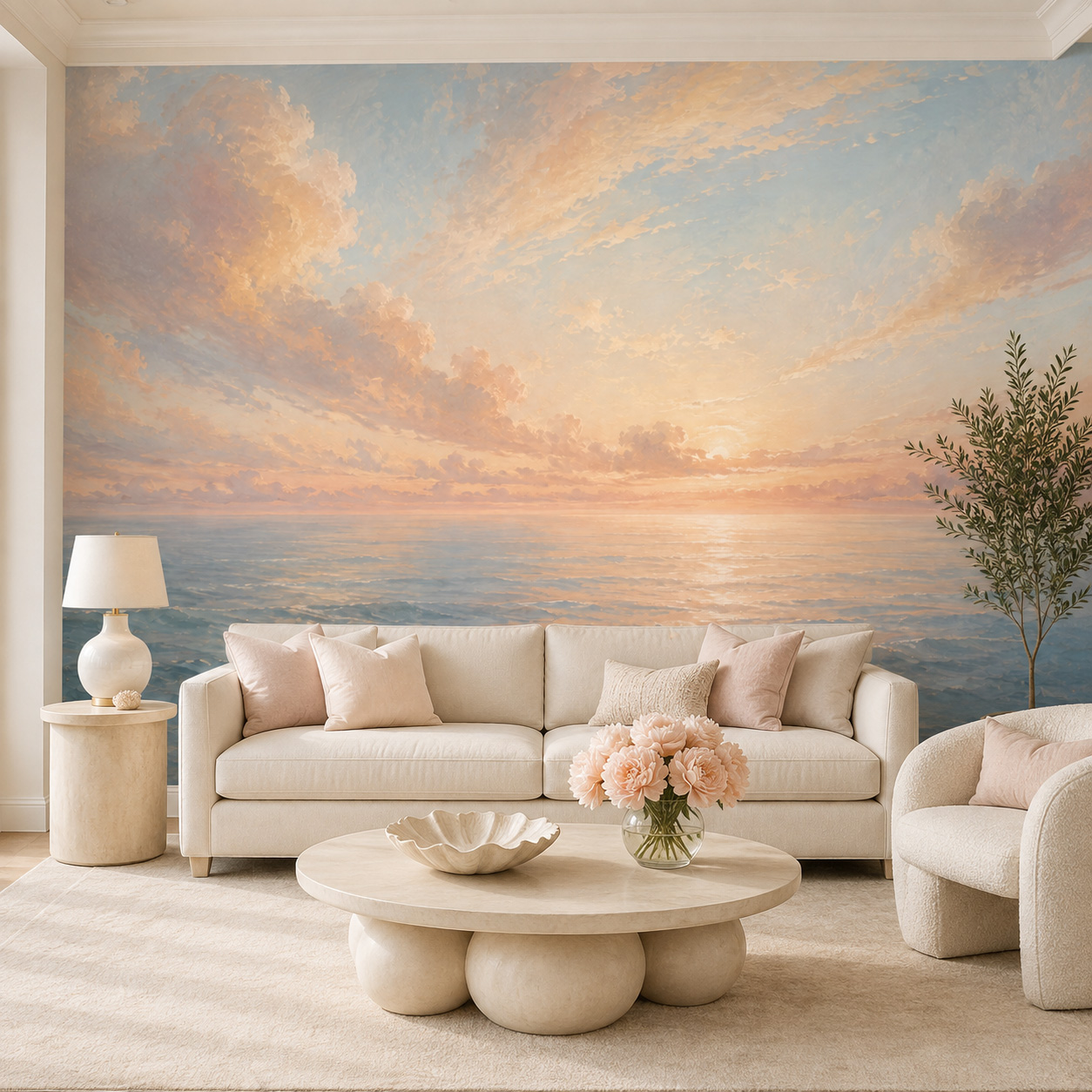 Pastelkleurige Oceaan Zonsopga - Sunrise Home Textiles & Apparel recensie en prijs