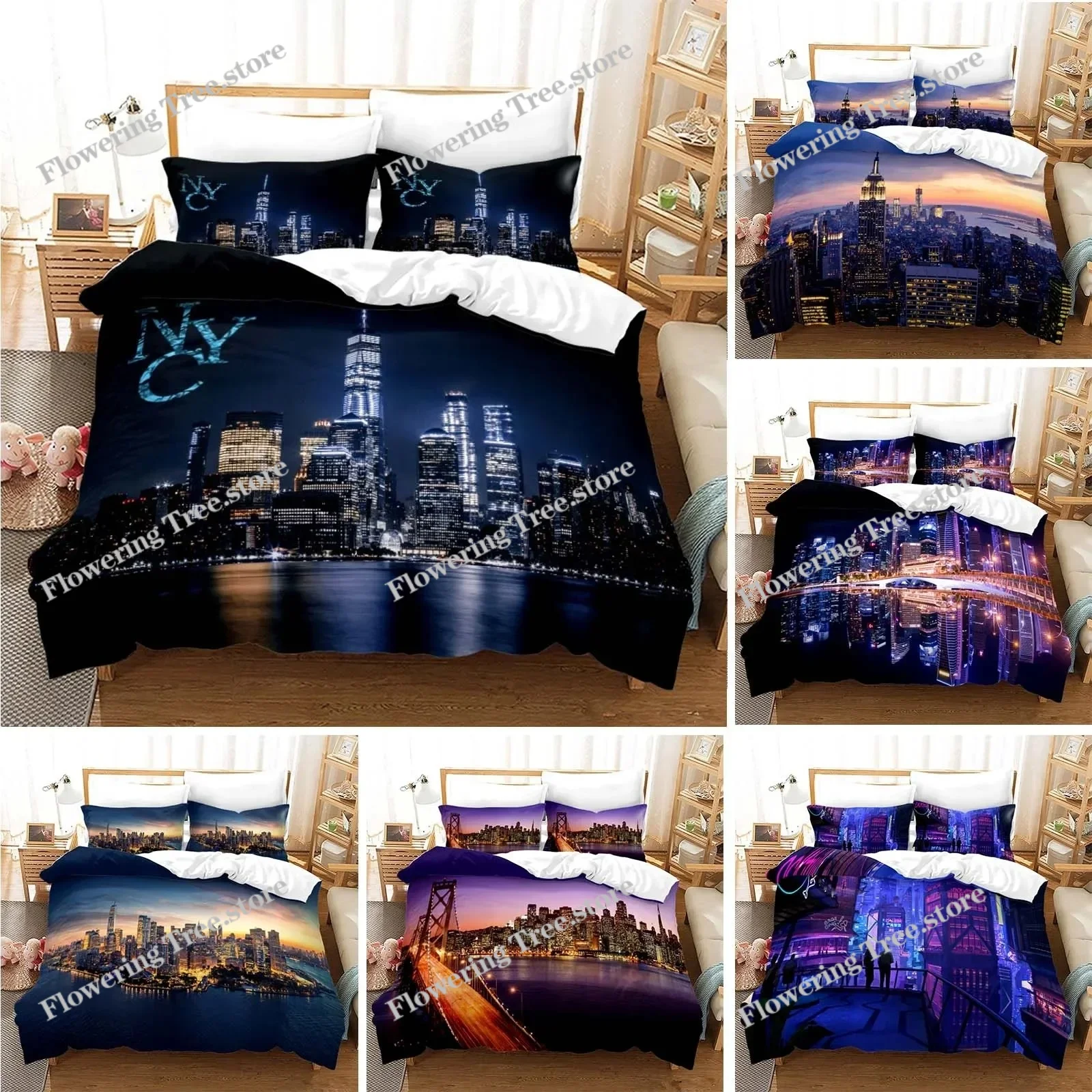 New York City Night View bedde - Home Textiles New York recensie en prijs