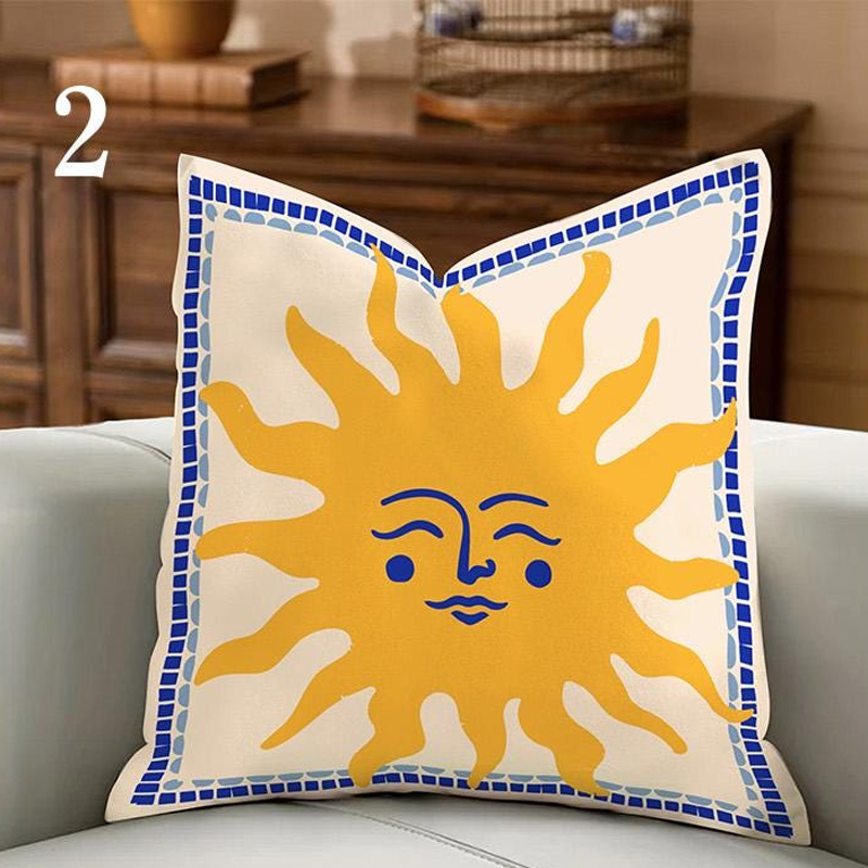 1pc kussensloop in kuststijl,  - Pillow Cover 20X20 recensie en prijs