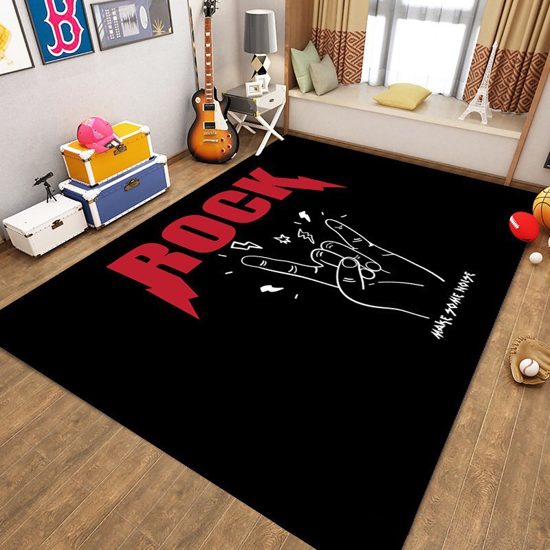 Rock and Roll Tapijt Hard Rock - Home Textiles Rug recensie en prijs