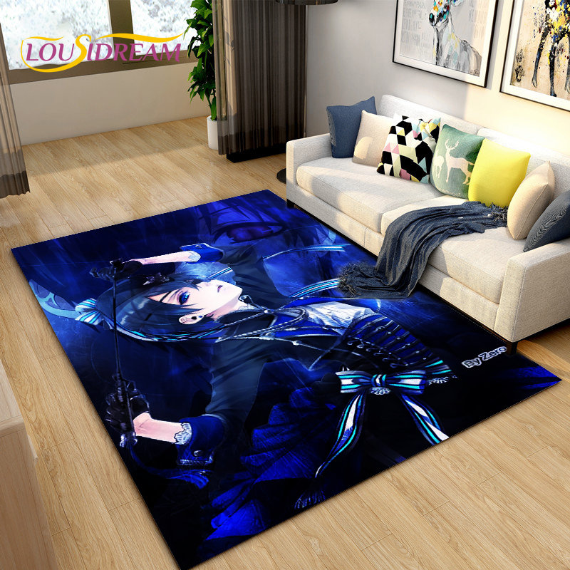 Zwarte Butler Anime Cartoon Ar - Home Textiles Rug recensie en prijs
