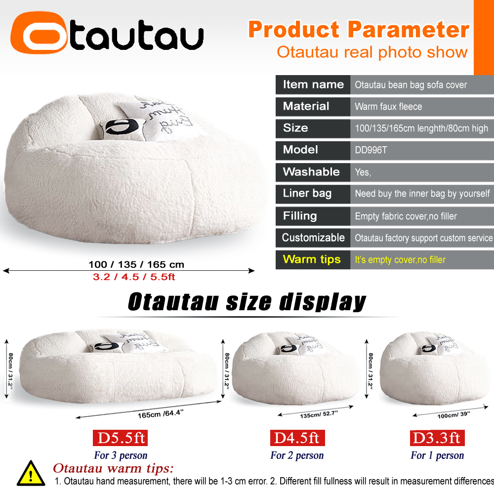 Otautau 1/2 Stoel Zachte Fleec - Floor Cushion Pouf recensie en prijs