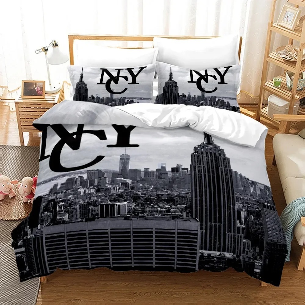 3D Print New York City Night V - Home Textiles New York recensie en prijs