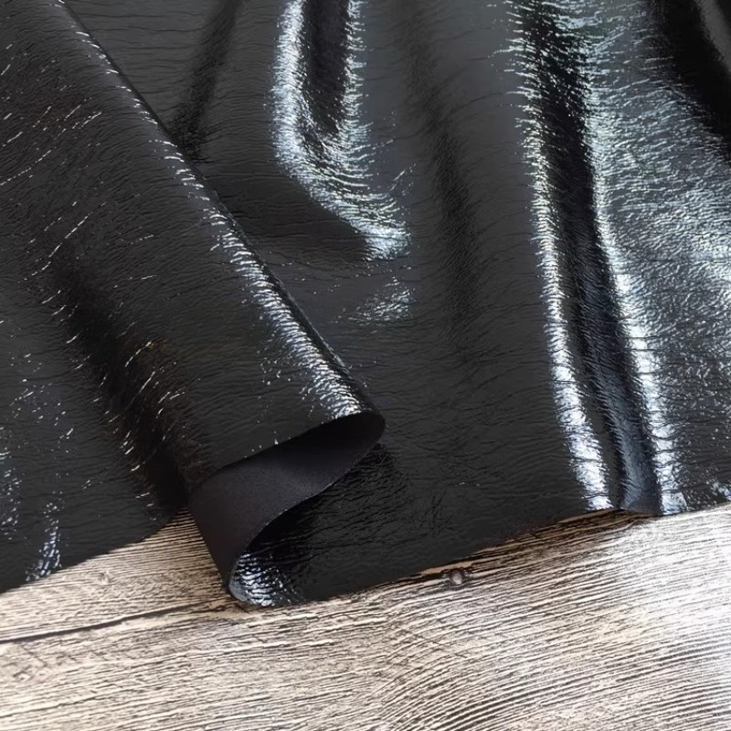 Puur zwarte textuur PU-leer Gl - Home Textiles Wholesale recensie en prijs