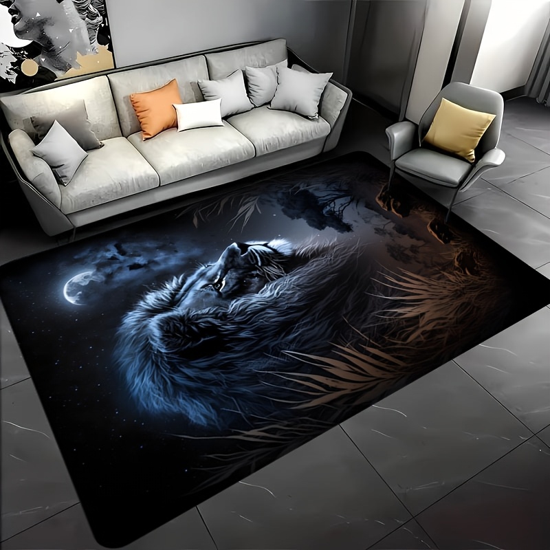 Sterrennacht Leeuw Vloerkleed  - Home Textiles Rug recensie en prijs
