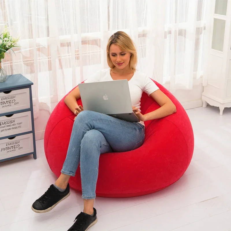 Grote Luie Opblaasbare Fauteui - Floor Cushion Pouf recensie en prijs