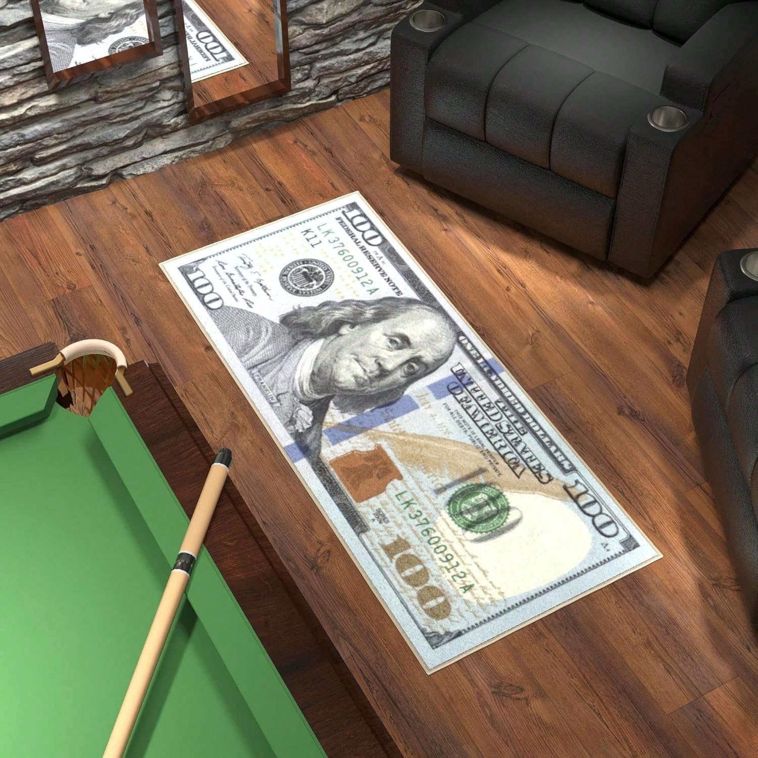 Geldtapijten 100 Dollar Bill R - Home Textiles Rug recensie en prijs