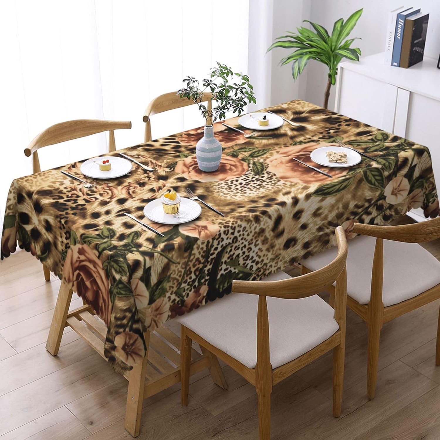 Chique tafelkleed met luipaard - Home Textiles Premium recensie en prijs