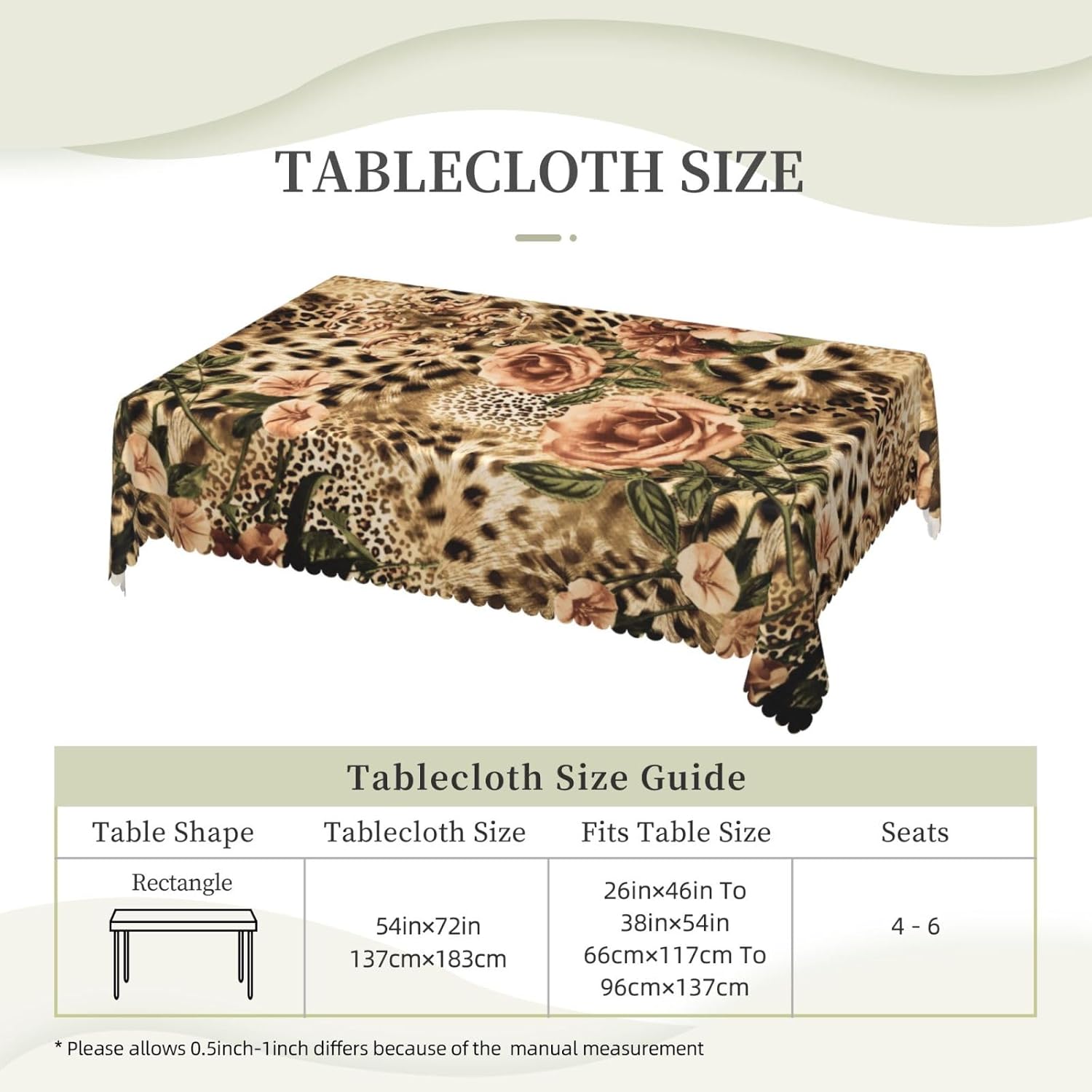 Chique tafelkleed met luipaard - Home Textiles Premium recensie en prijs
