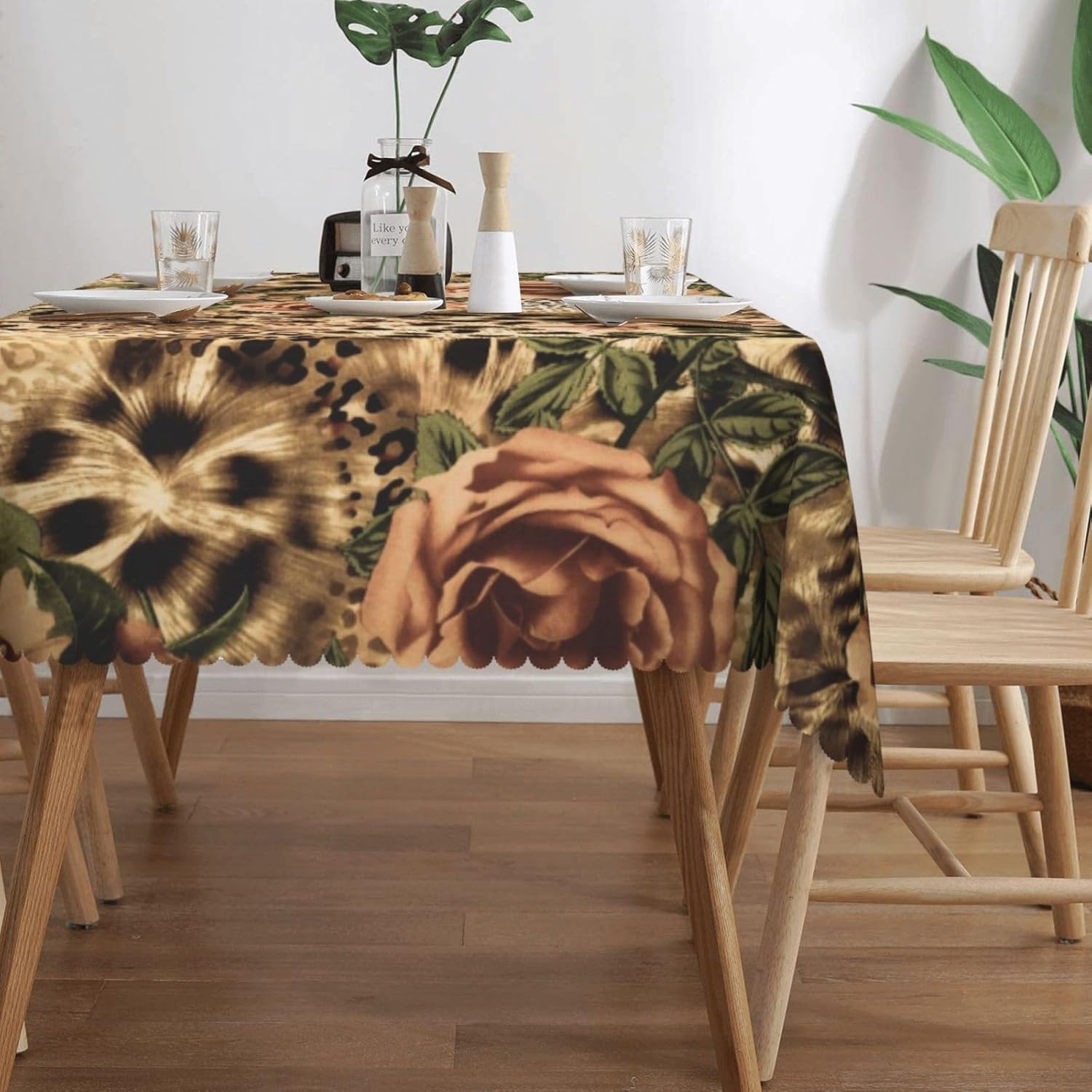 Chique tafelkleed met luipaard - Home Textiles Premium recensie en prijs