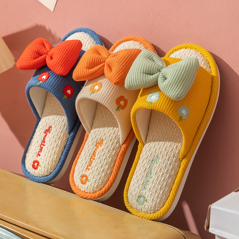 Comfortabele linnen pantoffels - Home Textile recensie en prijs