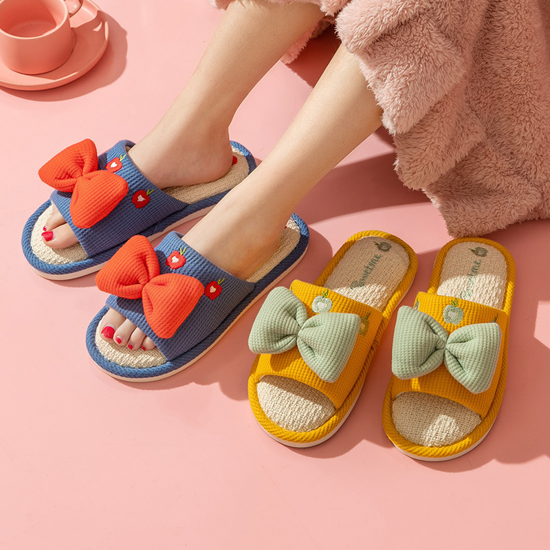Comfortabele linnen pantoffels - Home Textile recensie en prijs