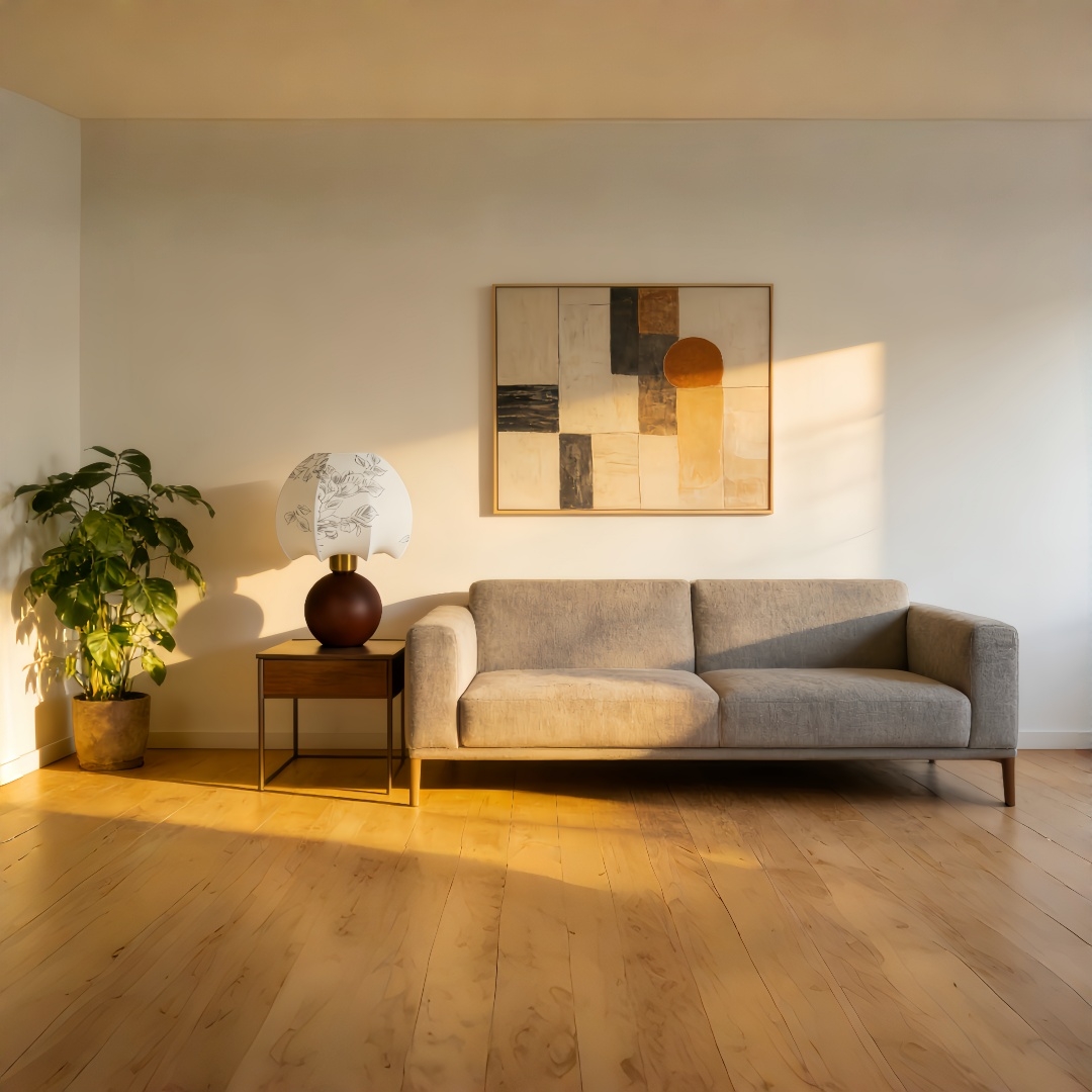 Vintage bloementafellamp, midd - Home Textile recensie en prijs