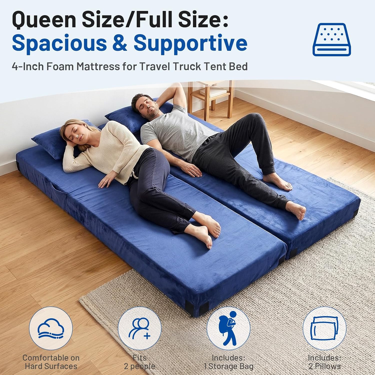 Memory Foam Camping Matras met - Memory Foam Topper recensie en prijs