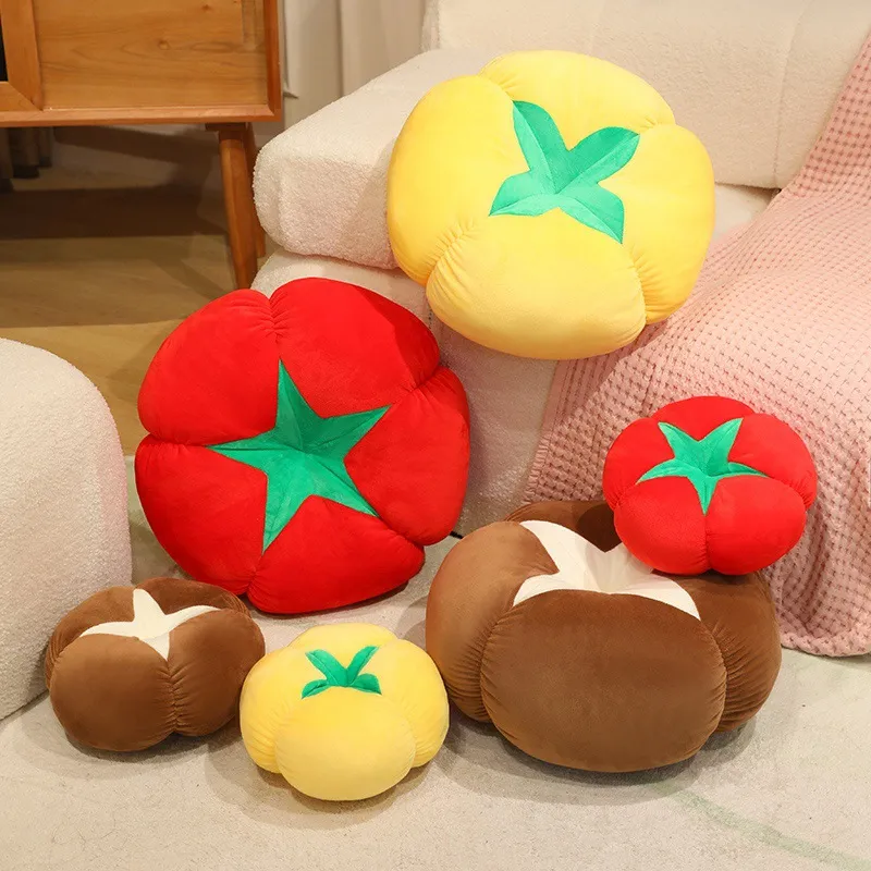 Tomatenvormig vloerkussen, lag - Floor Cushion Pouf recensie en prijs