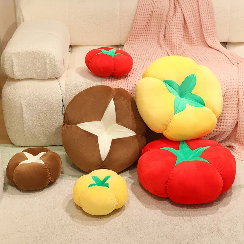 Tomatenvormig vloerkussen, lag - Floor Cushion Pouf recensie en prijs