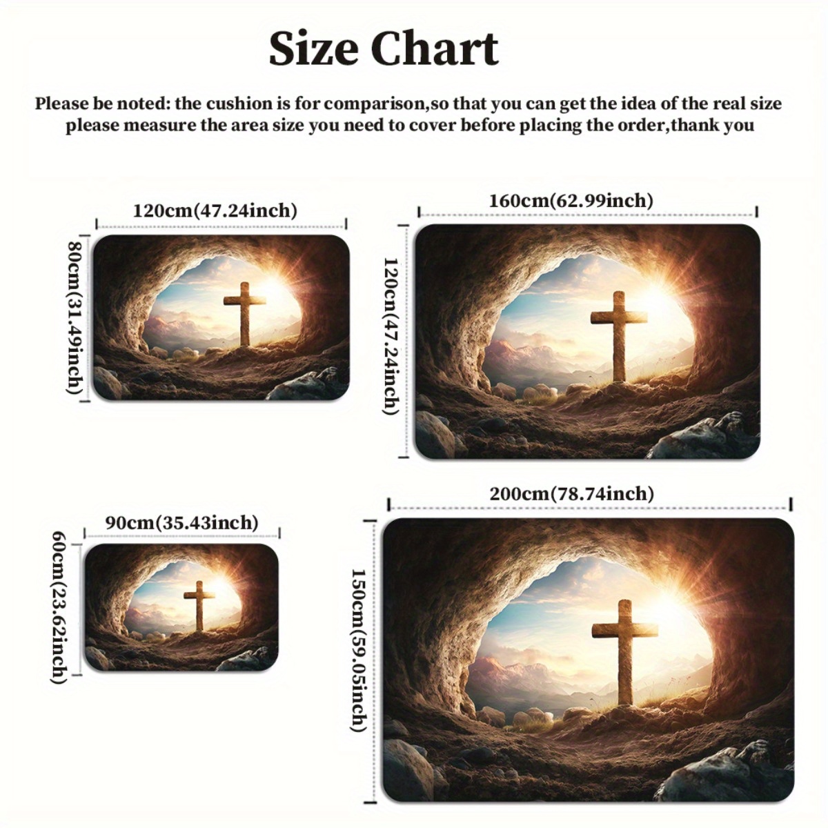 Religieus kruisgrotkleed spiri - Sunrise Home Textiles & Apparel recensie en prijs