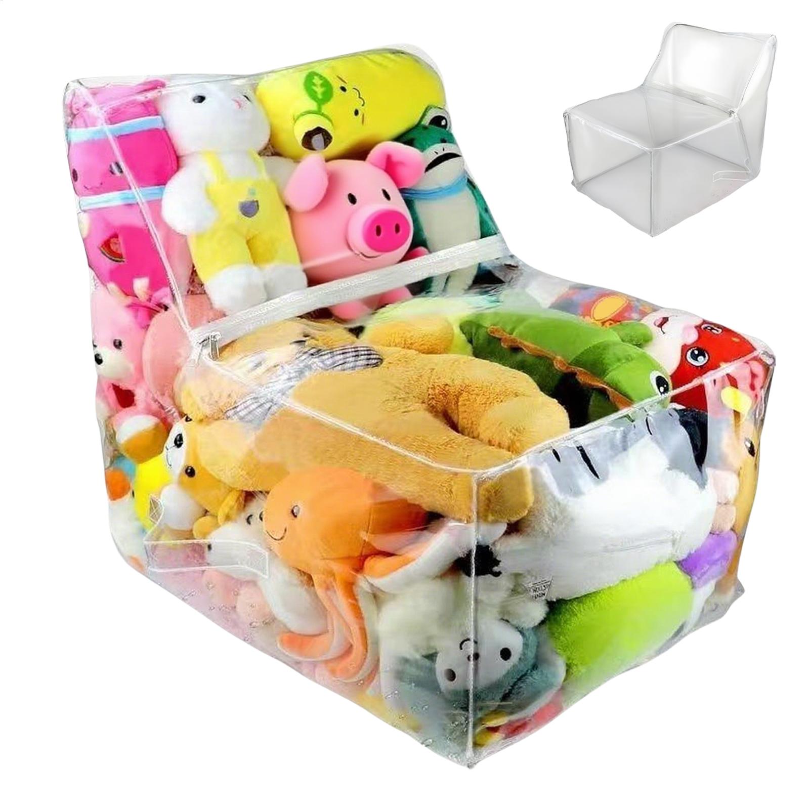Doorzichtige knuffelzakstoelho - Floor Cushion Pouf recensie en prijs