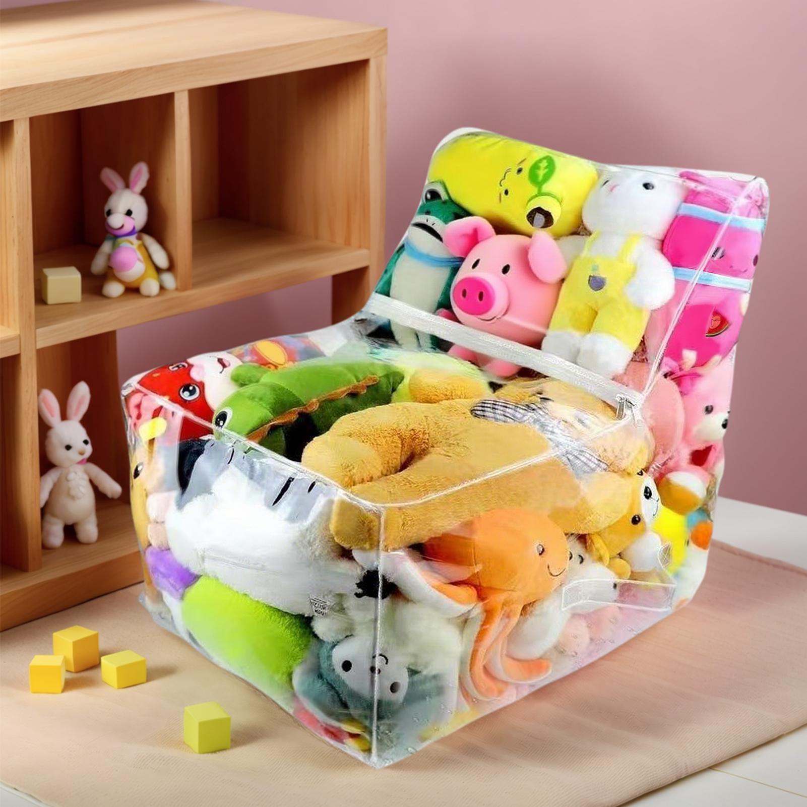 Doorzichtige knuffelzakstoelho - Floor Cushion Pouf recensie en prijs