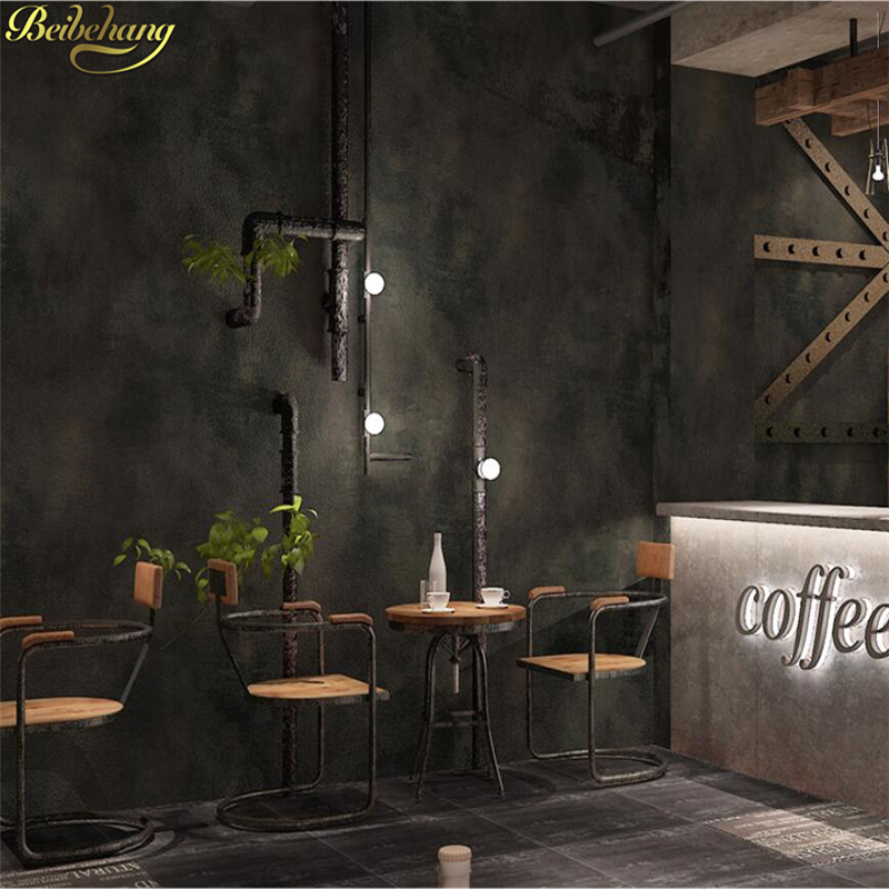 Retro cementgrijs behang puur  - Home Textiles Industry recensie en prijs