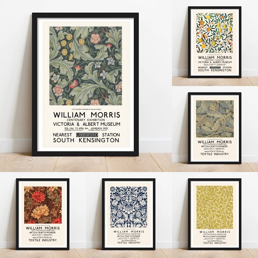 William Morris Vintage bloemen - Home Textiles Exhibition recensie en prijs