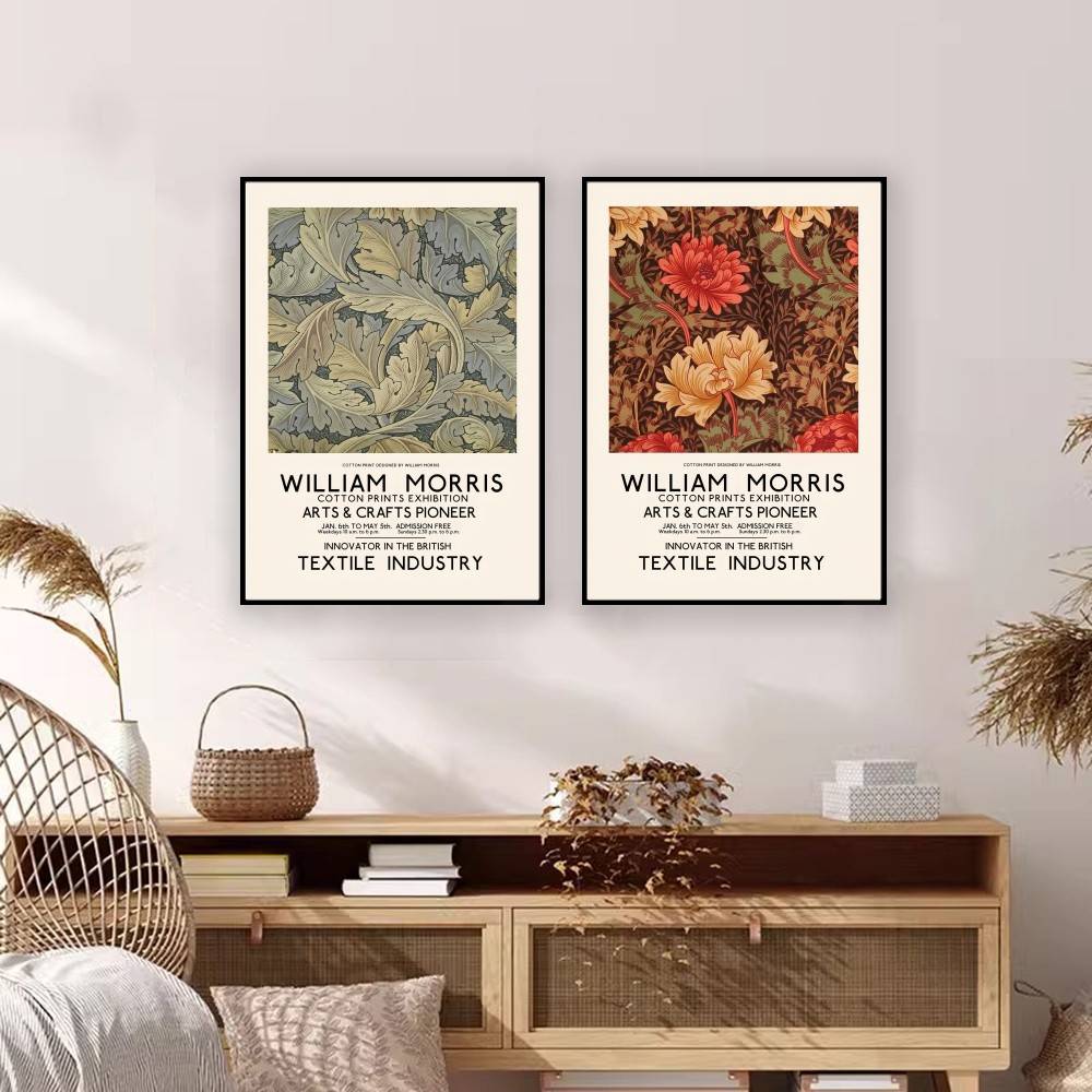 William Morris Vintage bloemen - Home Textiles Exhibition recensie en prijs