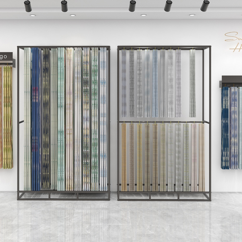 Gordijnwinkel grote displayrek - Home Textiles Exhibition recensie en prijs