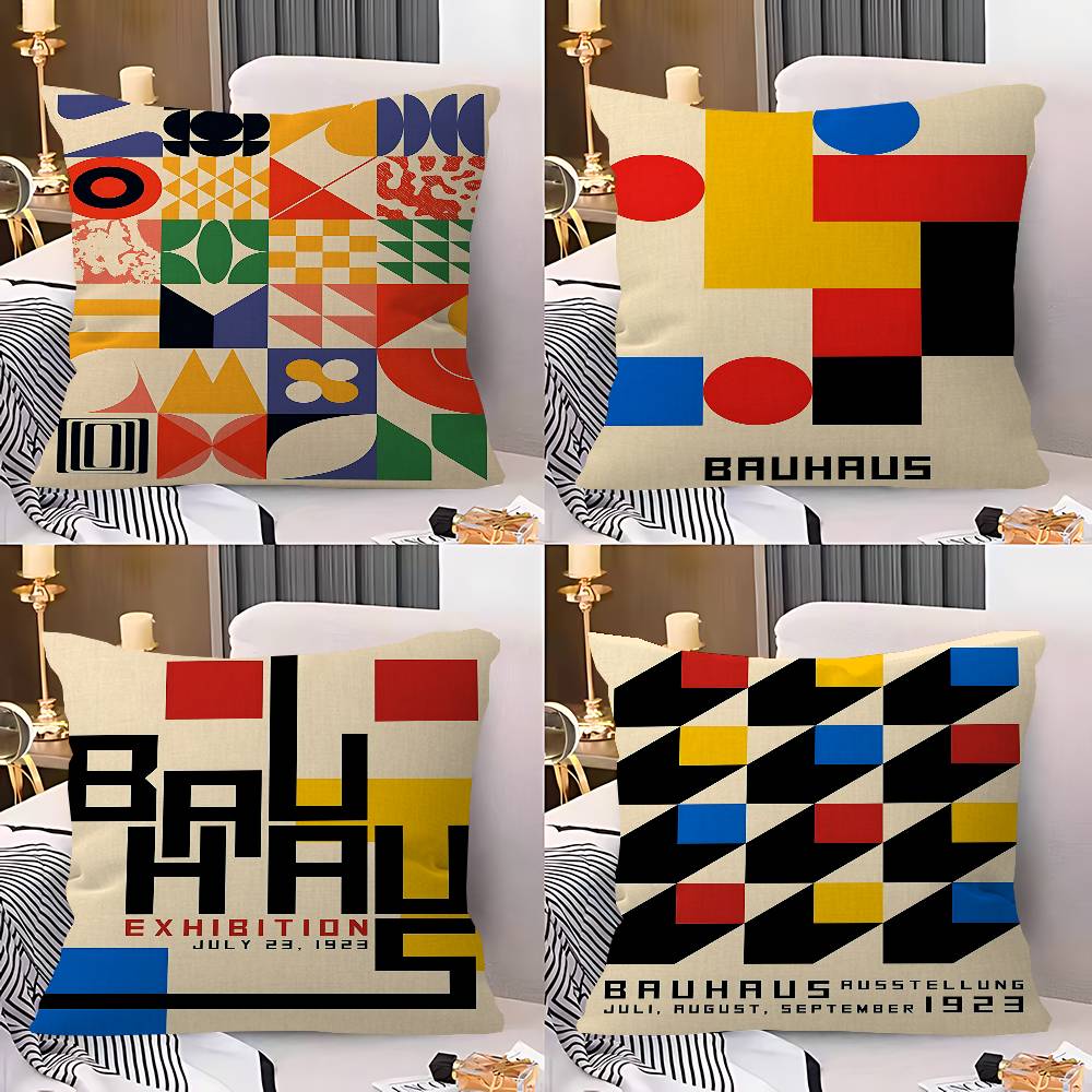 Abstract Bauhaus Tentoonstelli - Home Textiles Exhibition recensie en prijs