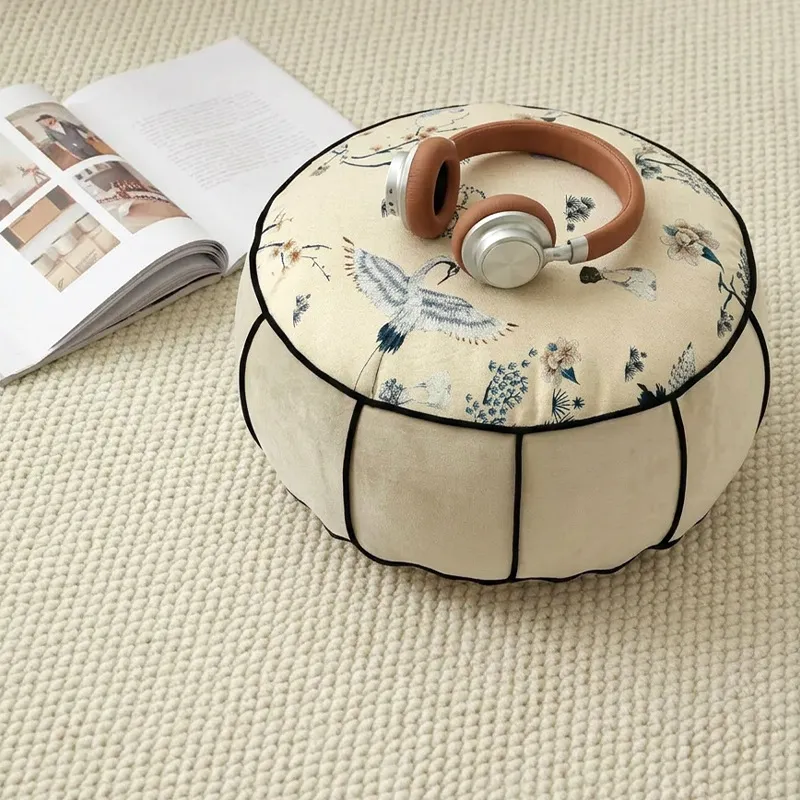 Ronde Chinese stijl vloerpoef, - Floor Cushion Pouf recensie en prijs