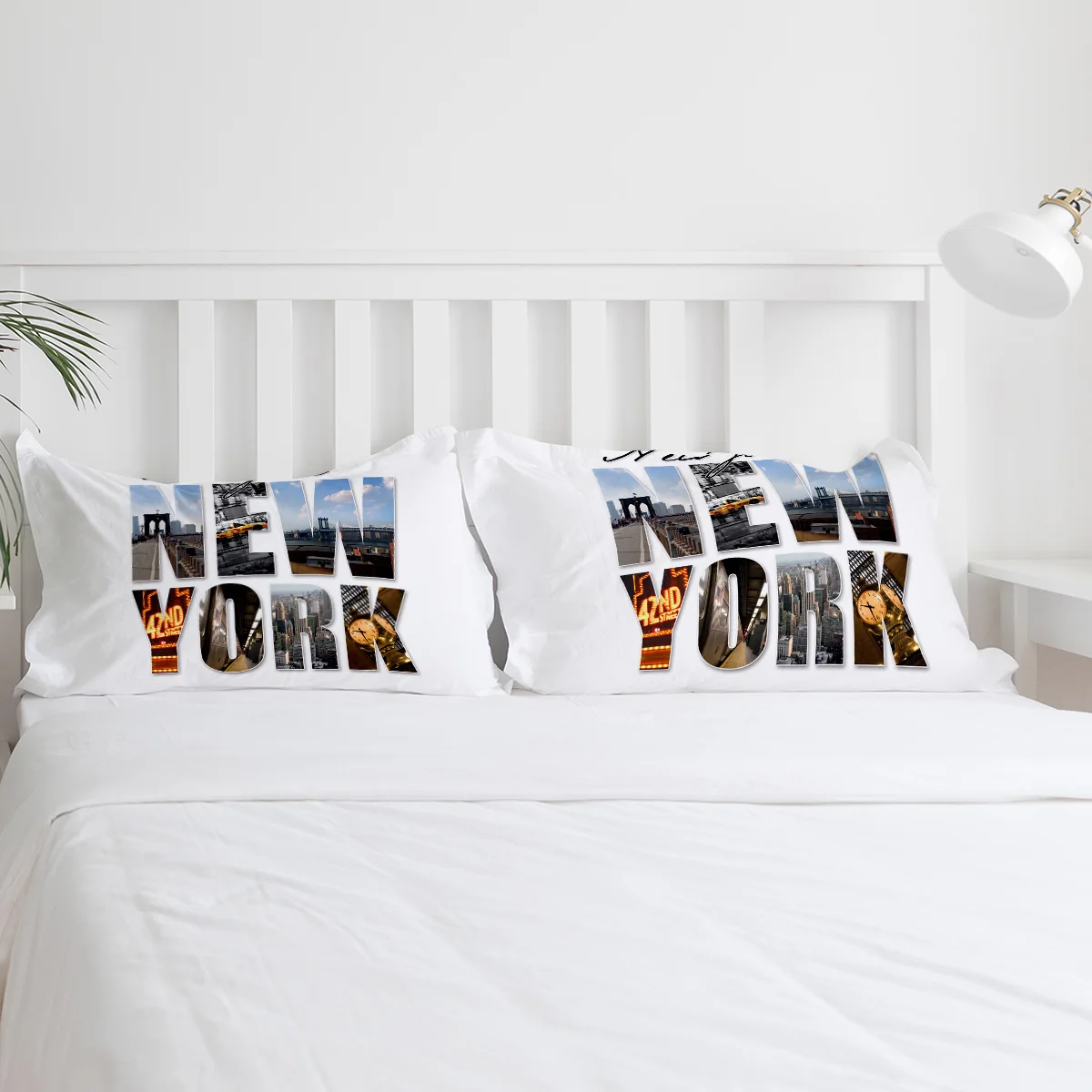 New York Engelse tekst landsch - Home Textiles New York recensie en prijs